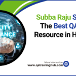 Subba Raju Sir Videos The Best QA Training Resource in Hyderabad