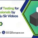 Methods of Testing by Subba Raju Sir