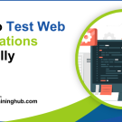 manual testing for web applications